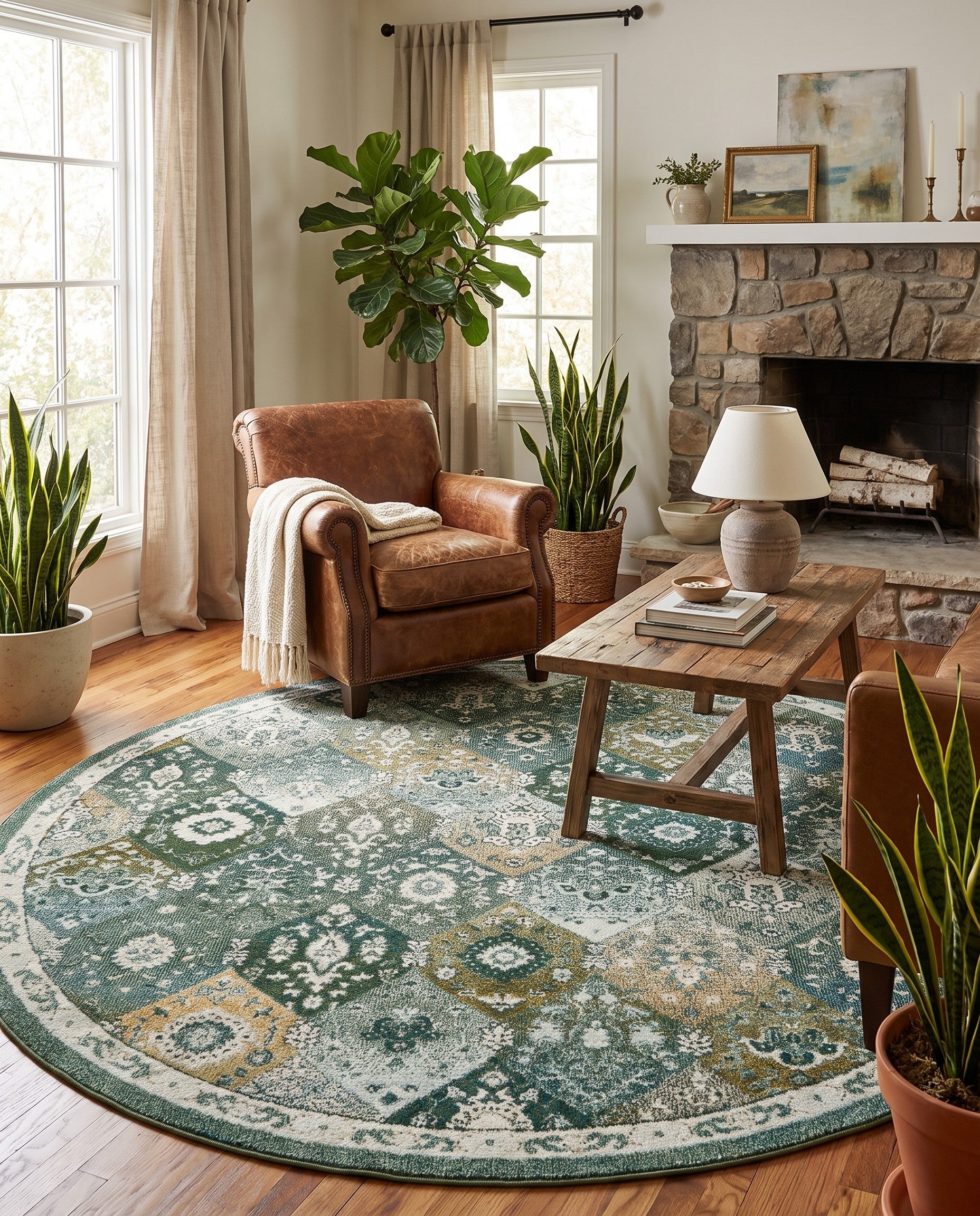 7' 10 x 7' 10 Madeline Round Rug