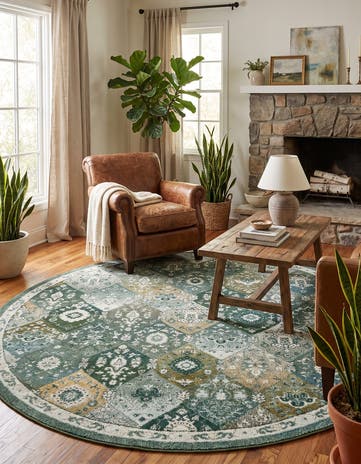 7' 10 x 7' 10 Madeline Round Rug