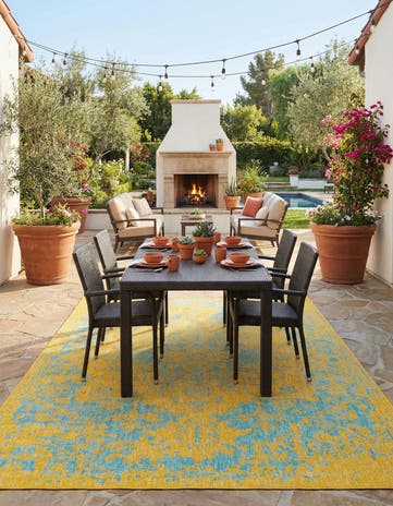 275cm x 365cm Easy-Clean Jill Zarin Dubai Indoor / Outdoor Rug