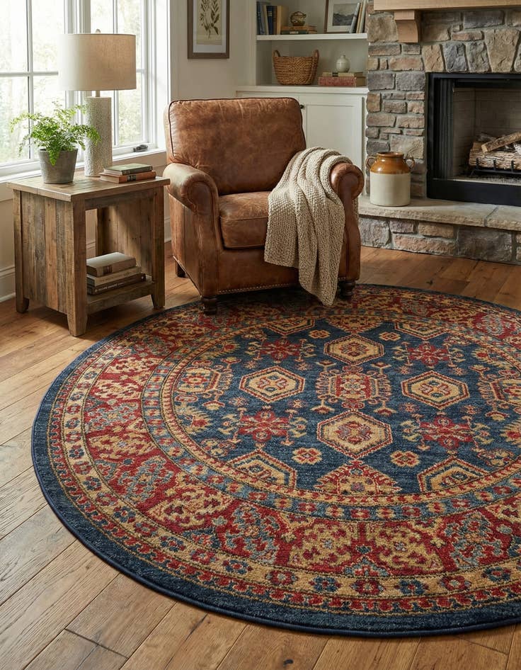 Detail image of 6' x 6' Sara Round Rug