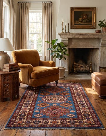 2' 10 x 3' 11 Hand Knotted Kazak Rug