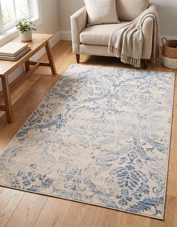 Blue Victoria Rug
