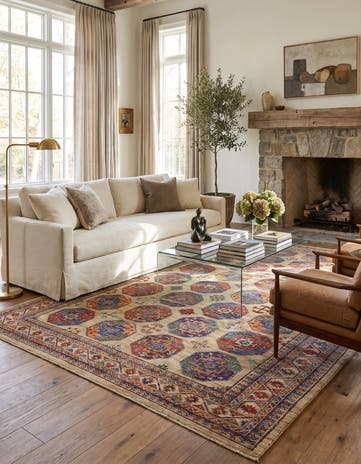 6' 11 x 10' 2 Hand Knotted Ariana Ziegler Rug