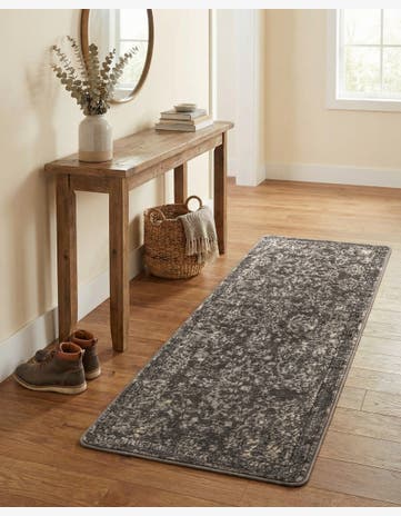Gray Oregon Runner Rug