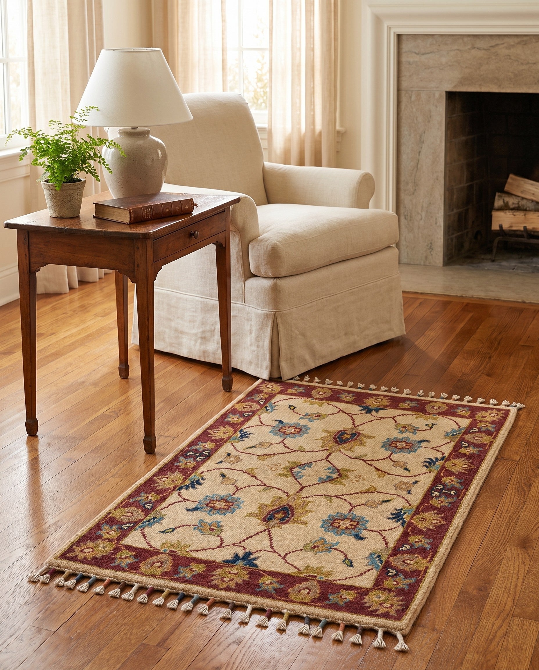 1' 11 x 2' 11 Hand Knotted Ariana Ziegler Rug