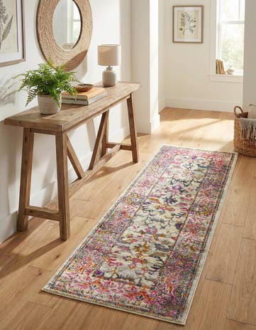 Beige Aria Runner Rug