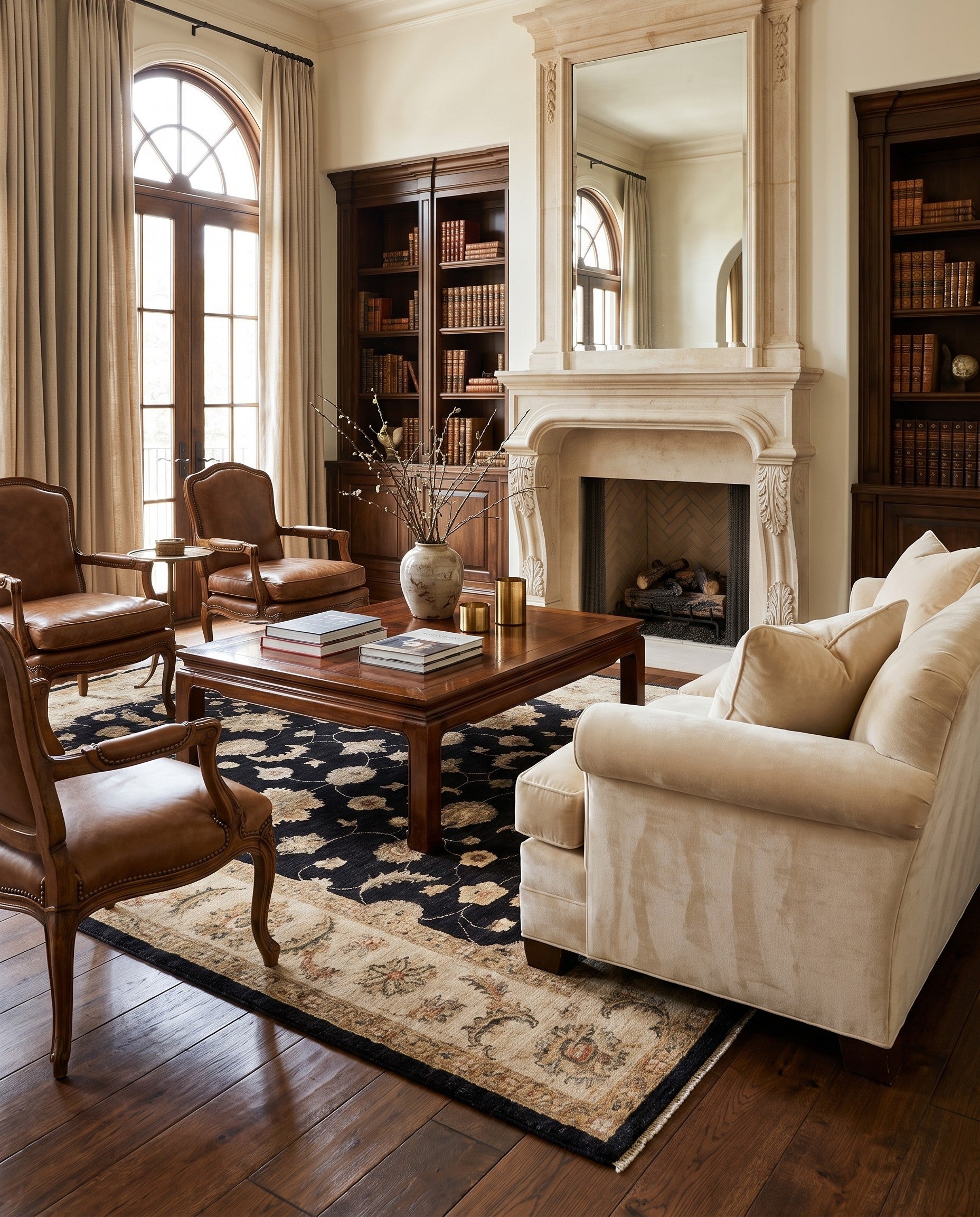 6' 2 x 9' 9 Hand Knotted Ziegler Rug