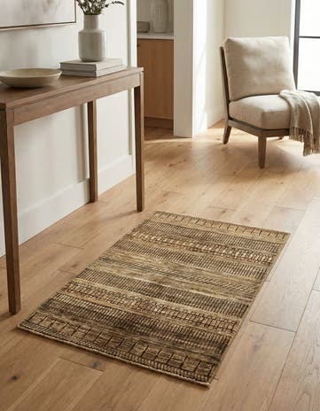 2' 8 x 4' 2 Hand Knotted Modern Ziegler Rug