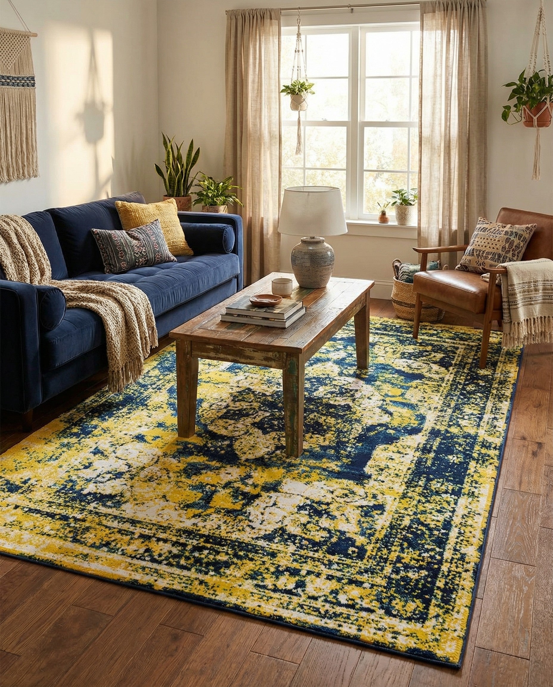 6' x 9' Monaco Rug With Pad Bundle