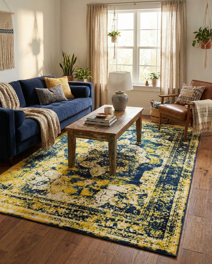 Detail image of 6' x 9' Monte Carlo Rug With Pad Bundle