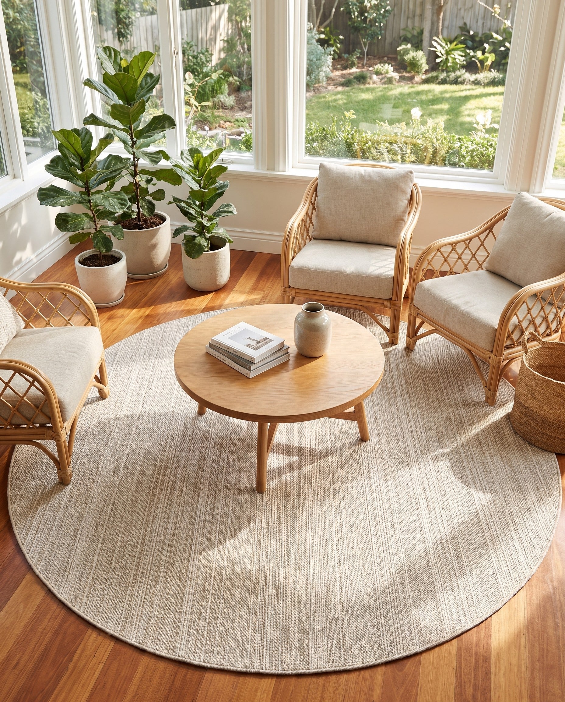 7' x 7' Finsbury Round Rug