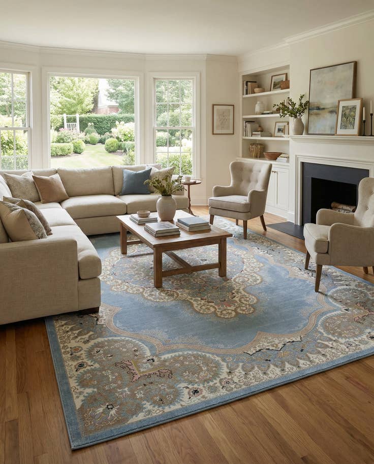 Detail image of 10' x 14' Kamala Washable Rug