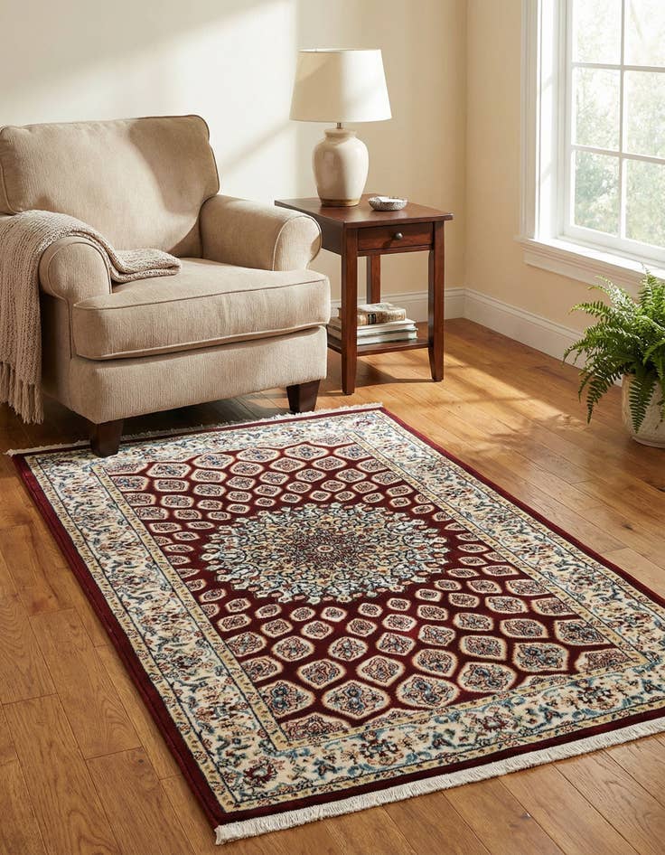 Detail image of 3' x 5' 3 Nain Design Rug