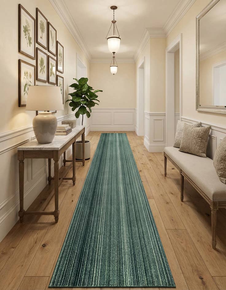 Detail image of 3' x 20' Gemstone Runner Rug