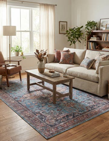 5' 3 x 8' Washable Maahru Rug