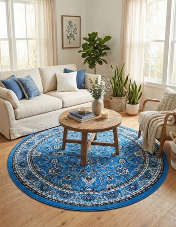 7' 10 x 7' 10 Yasmin Round Rug