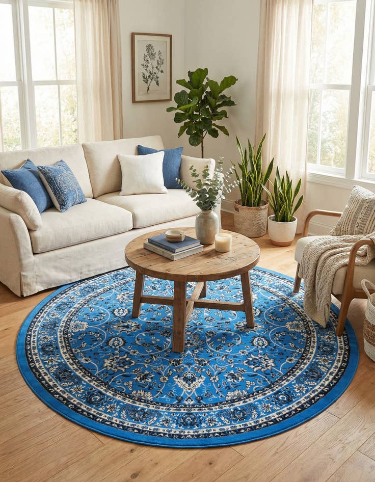 Detail image of  7' 10 x 7' 10 Yasmin Round Rug