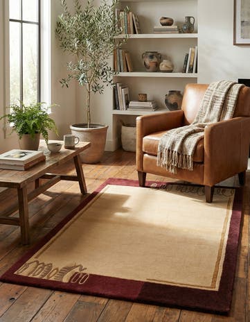 2' 11 x 4' 11 Hand Knotted Darya Wool Rug