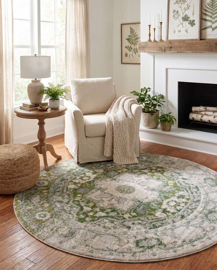 5' x 5' Madeline Vintage Round Rug