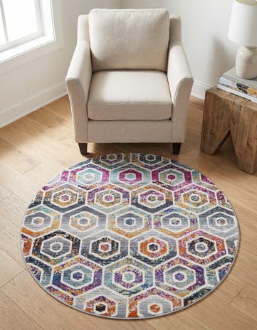 Malibu Round Rug