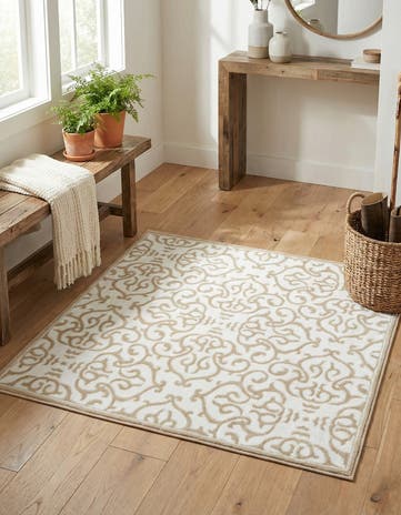 4' x 4' Nepal Square Rug
