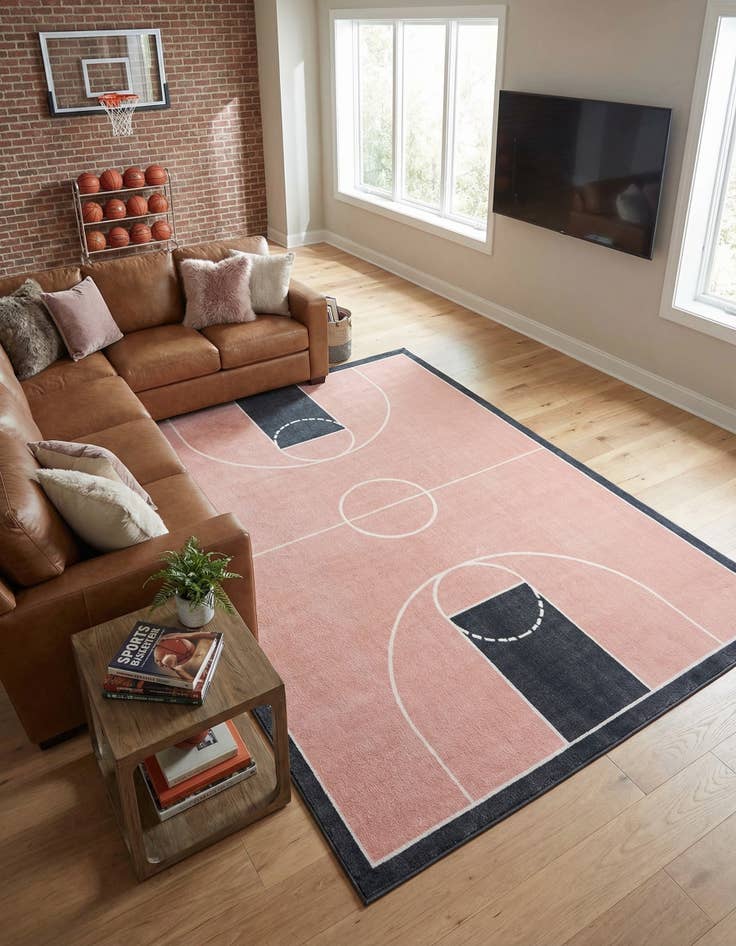 Detail image of 9' x 12' Sports Washable Rug