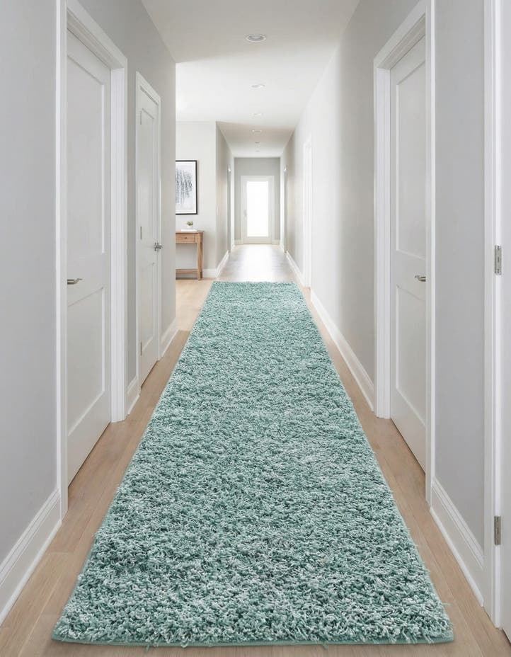 2' 6 x 16' 5 Comfort Solid Shag Runn...