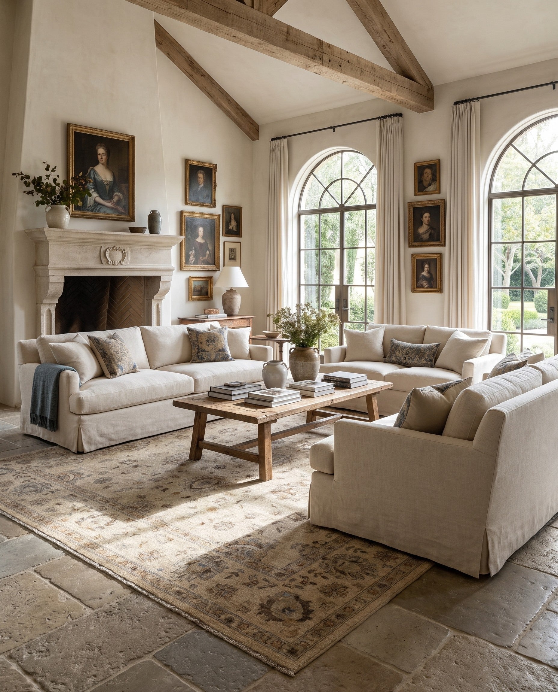 8' 8 x 11' 6 Hand Knotted Ziegler Rug