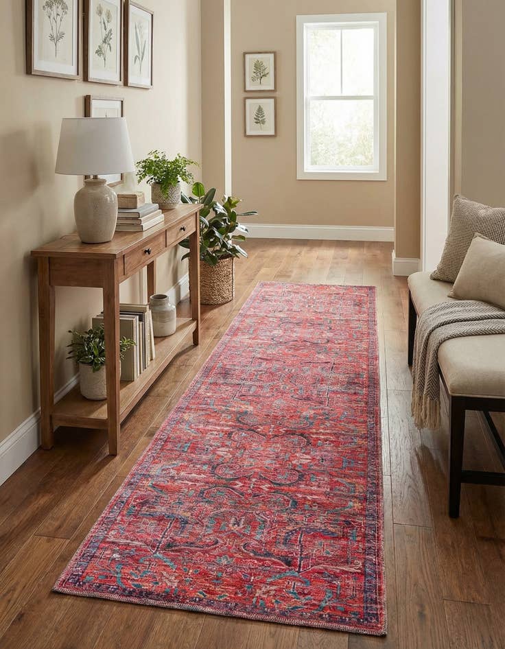 Detail image of 2' 7 x 13' Washable Maahru Runner Rug