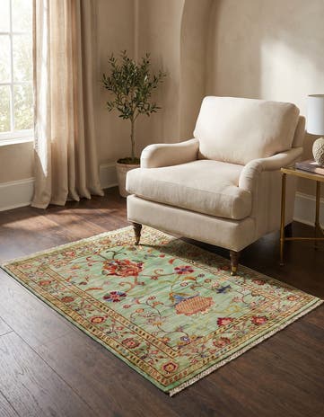 2' 11 x 4' 1 Hand Knotted Ariana Ziegler Rug