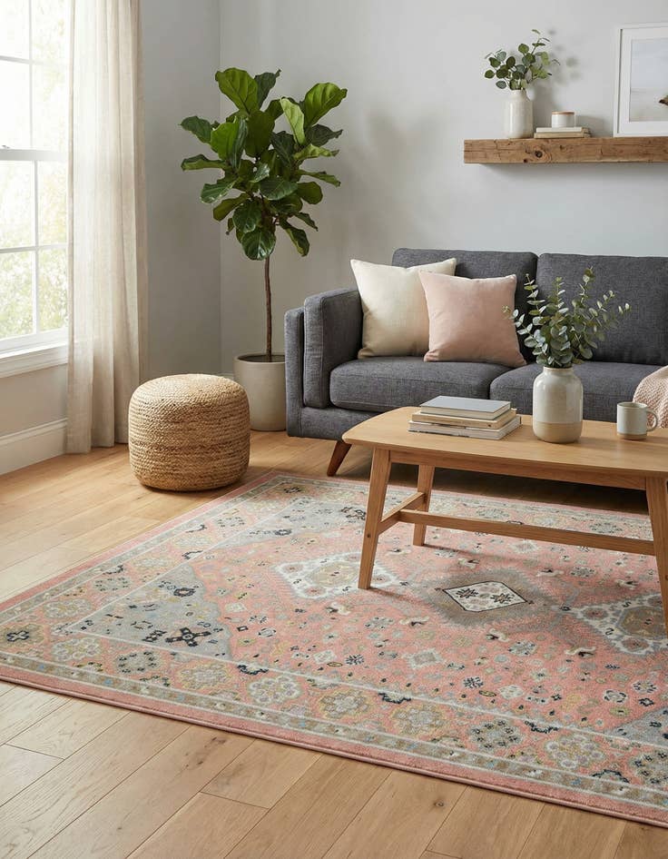 Detail image of 6' x 9' Kamala Washable Rug