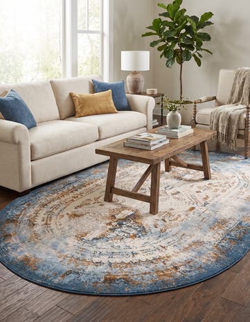 5' 3 x 8' Highbury Oval Rug