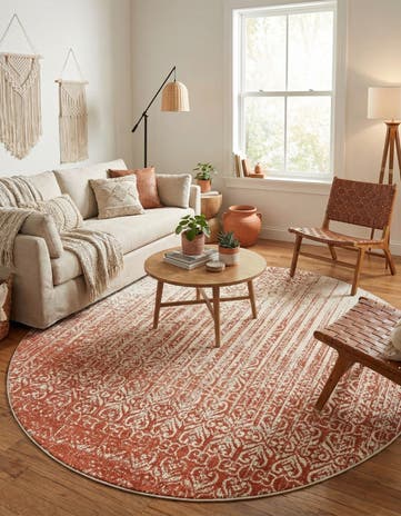 7' 10 x 7' 10 Angelica Round Rug