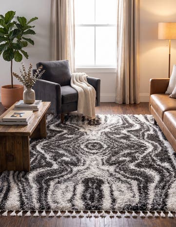 6' x 9' Athena Shag Rug