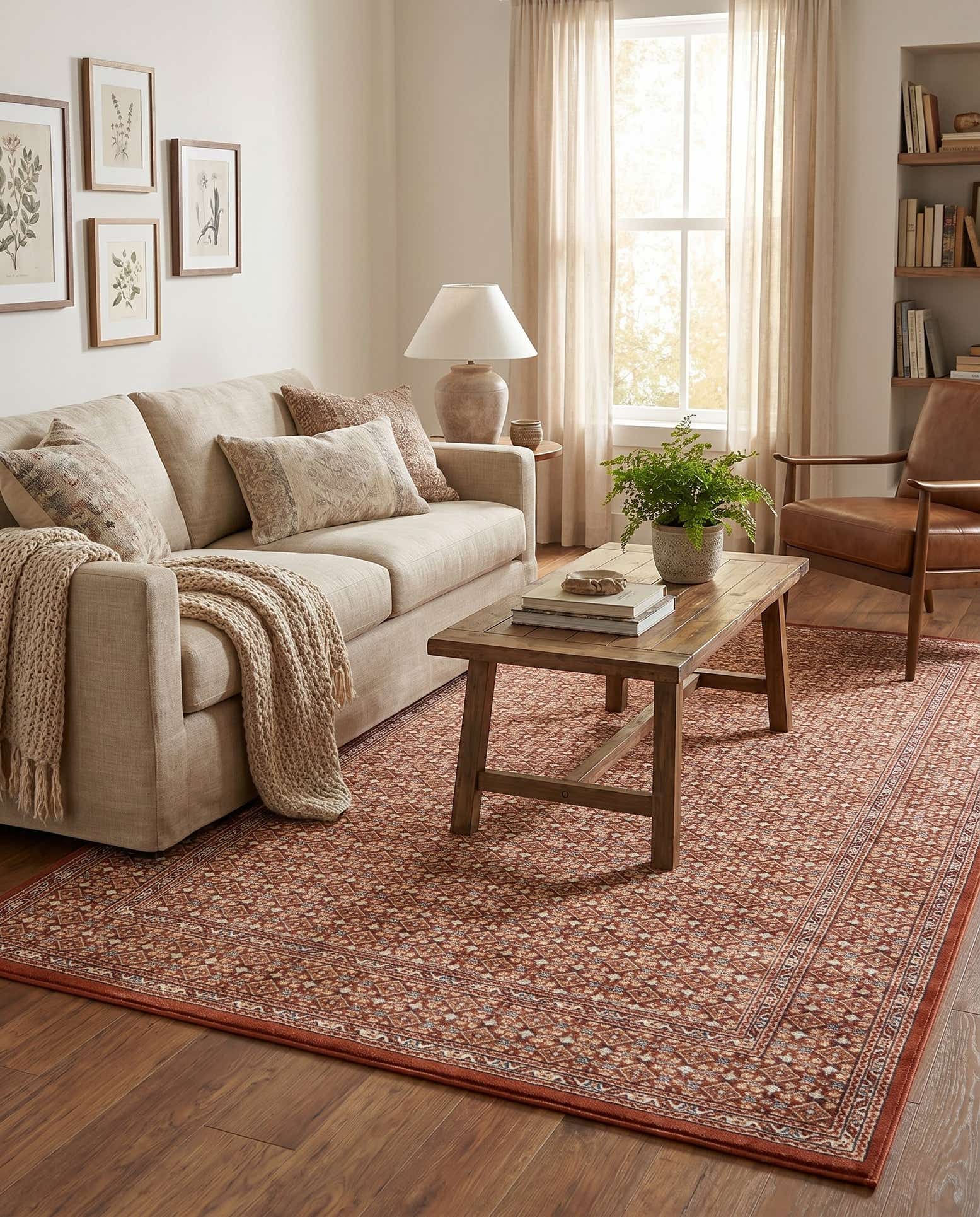 5' 3 x 8' Nain Design Rug