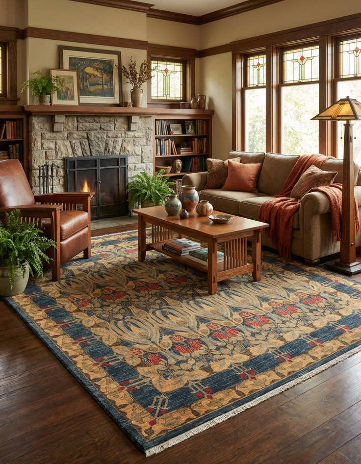 Detail image of 10' x 10' Kensington Square Rug