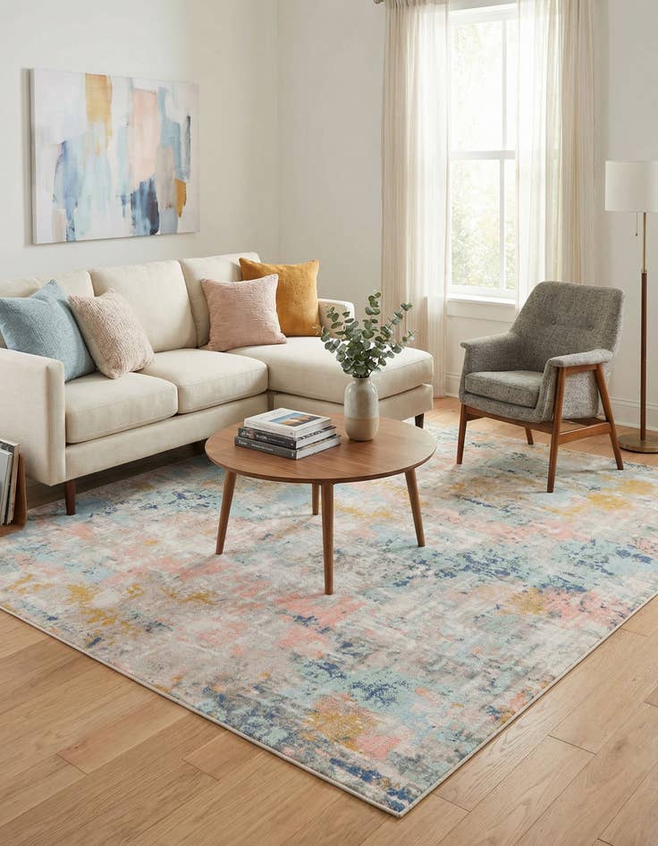 Detail image of 7' 10 x 10' Lotus Rug