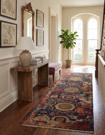 2' 7 x 9' 8 Hand Knotted Mamluk Ziegler Runner Rug