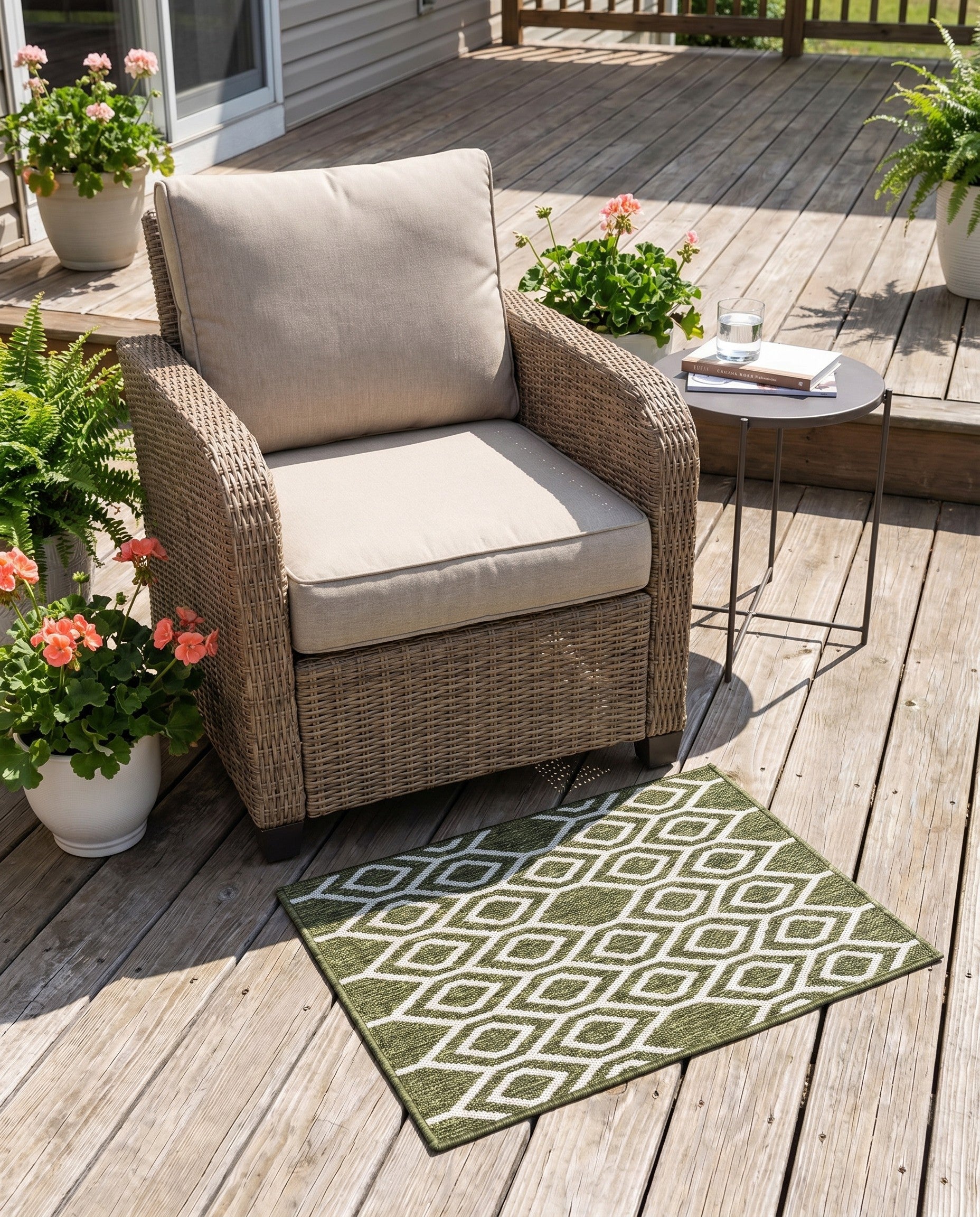 2' x 3' Easy-Clean Jill Zarin Turks and Caicos Indoor / Outdoor Rug
