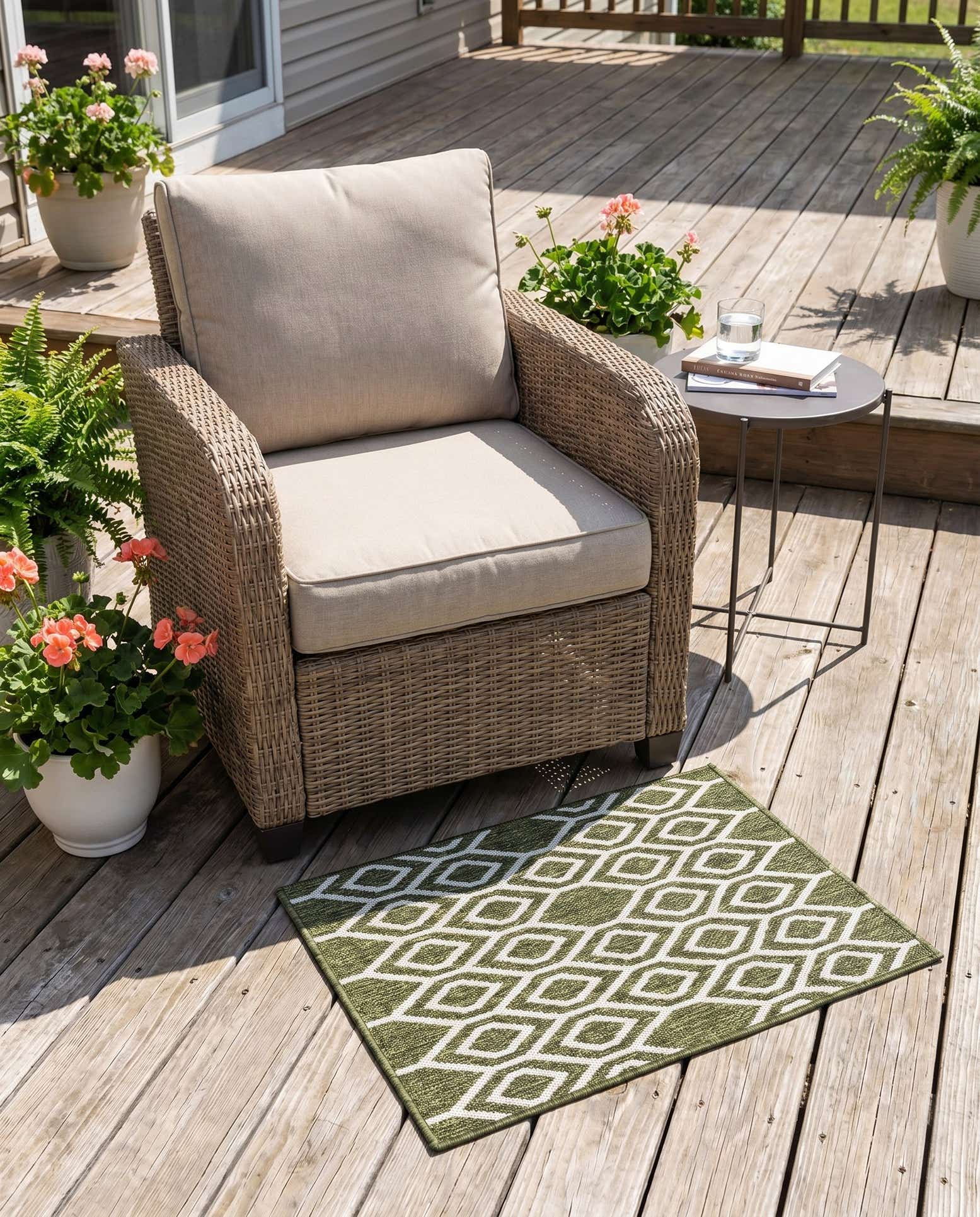 2' x 3' Easy-Clean Jill Zarin Turks and Caicos Indoor / Outdoor Rug