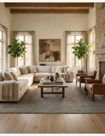 12' 11 x 18' 4 Hand Woven Kilim Afghan Wool Rug