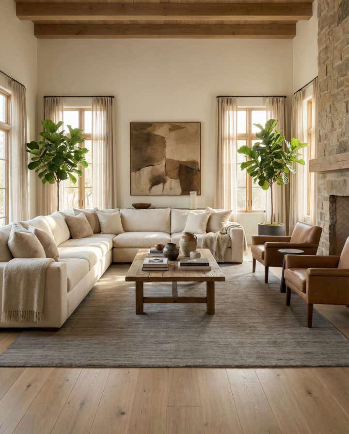 12' 11 x 18' 4 Hand Woven Kilim Afghan Wool Rug
