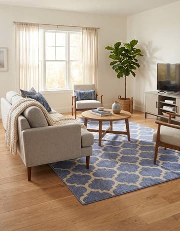 9' x 12' Lattice Rug