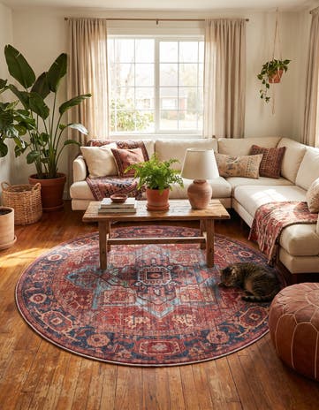 6' x 6' Maahru Round Rug