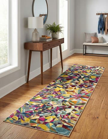 2' 2 x 6' 9 Washable Hyacinth Runner Rug
