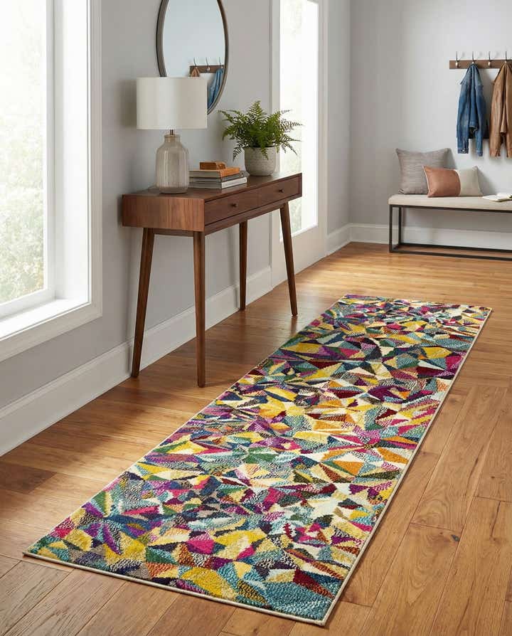 2' 2 x 6' 9 Washable Hyacinth Runner Rug