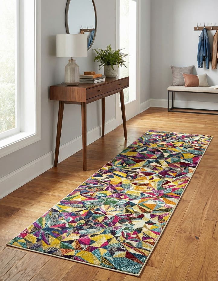 2' 2 x 6' 9 Washable Hyacinth Runner Rug