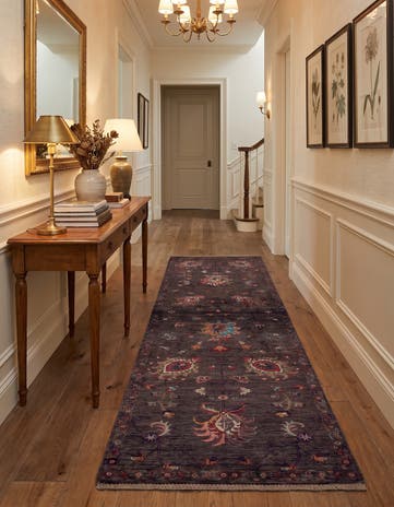 2' 7 x 8' 3 Hand Knotted Ariana Ziegler Runner Rug