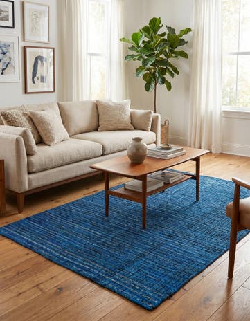 3' 9 x 5' 11 Hand Knotted Darya Wool Rug