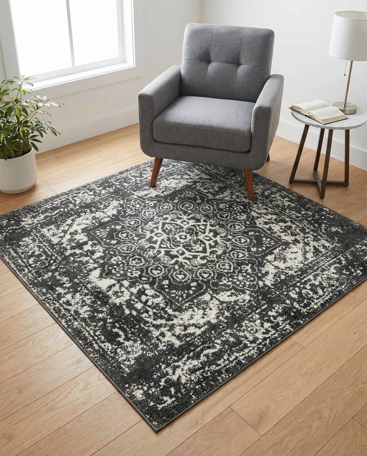 Detail image of 4' x 4' Arlington Square Rug